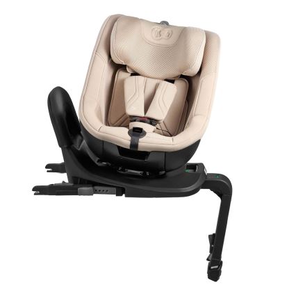 KINDERKRAFT - I-GUARD PRO i-Size 61-105 cm kääntyvällä alustalla varustettu turvaistuin, beige