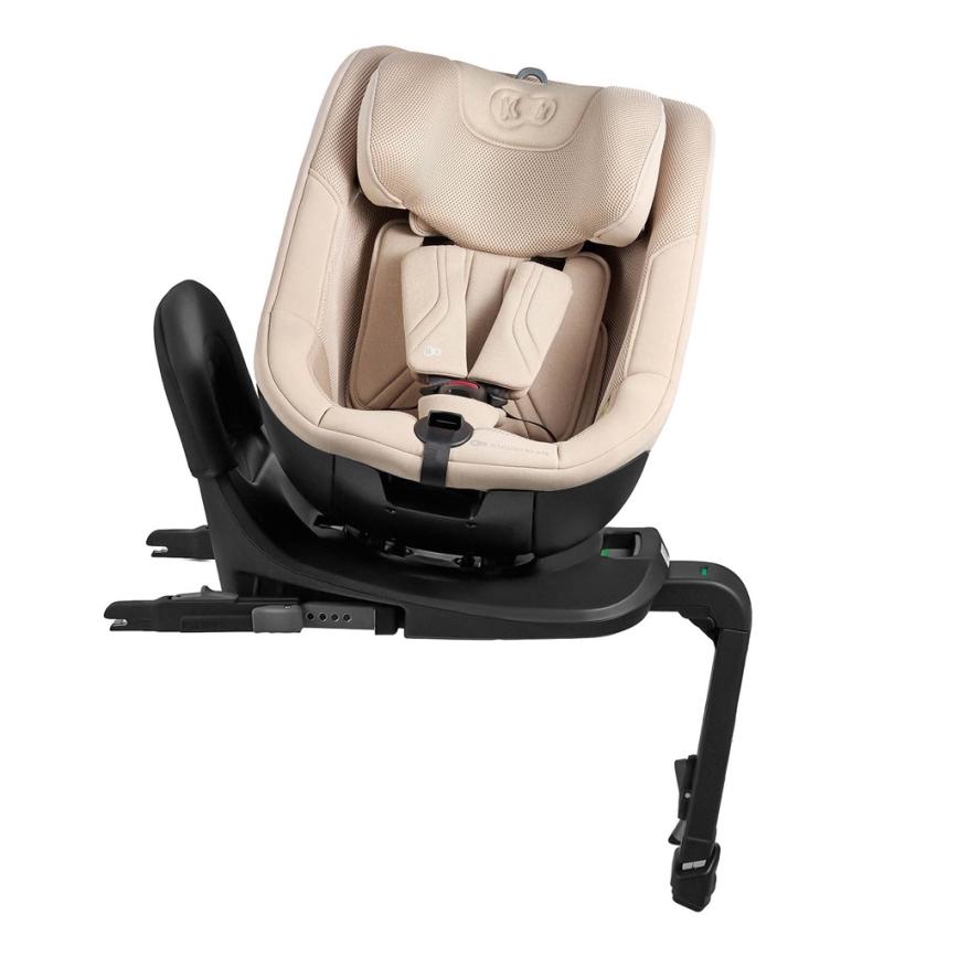 KINDERKRAFT - I-GUARD PRO i-Size 61-105 cm kääntyvällä alustalla varustettu turvaistuin, beige