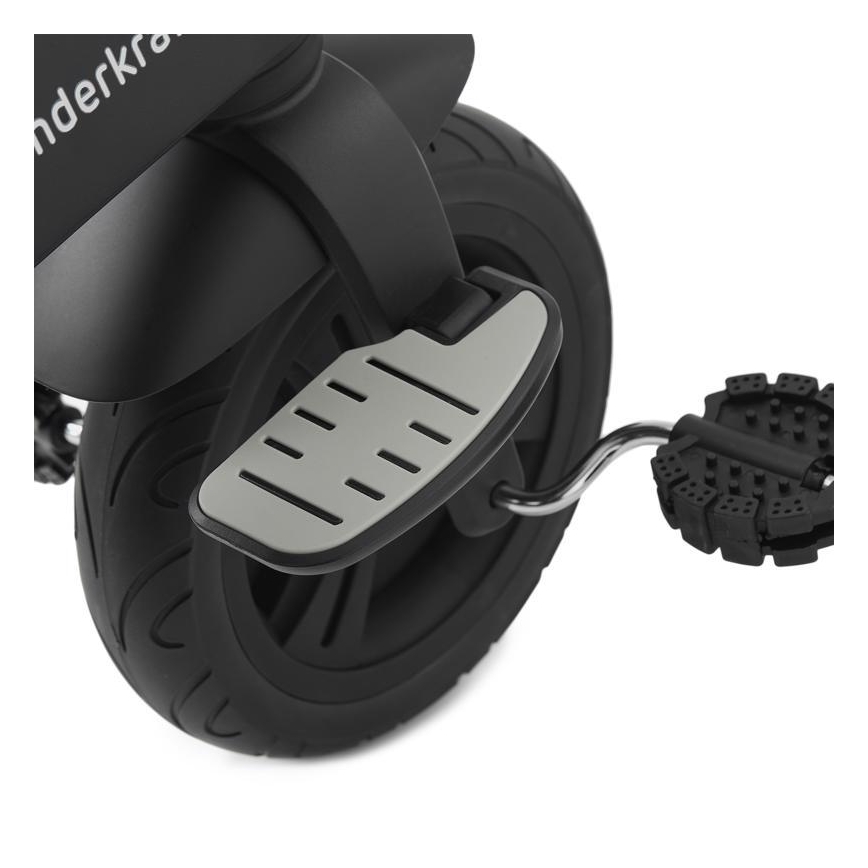 KINDERKRAFT - Lasten kolmipyörä 5v1 EASYTWIST harmaa/musta