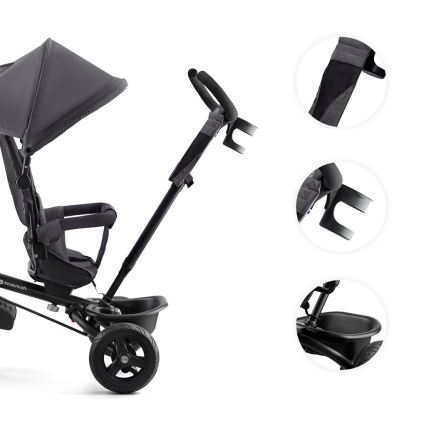 KINDERKRAFT - Lasten kolmipyörä AVEO harmaa