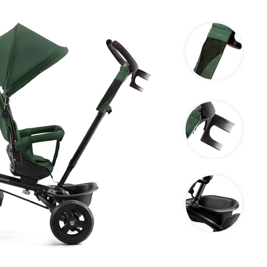 KINDERKRAFT - Lasten kolmipyörä AVEO vihreä