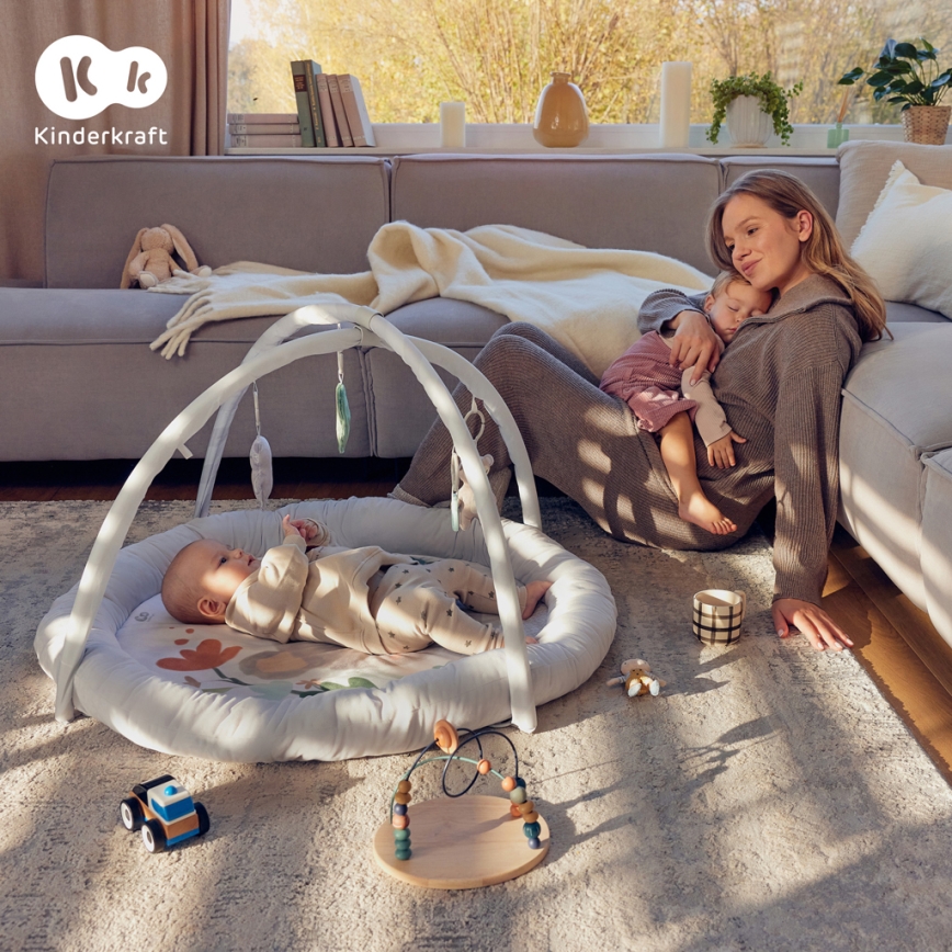 KINDERKRAFT - Lasten leikkimatto COZYPLAY harmaa