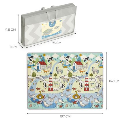 KINDERKRAFT - Lasten leikkimatto MATTY 2