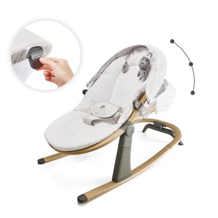 KINDERKRAFT - Lasten lepotuoli ELSU harmaa