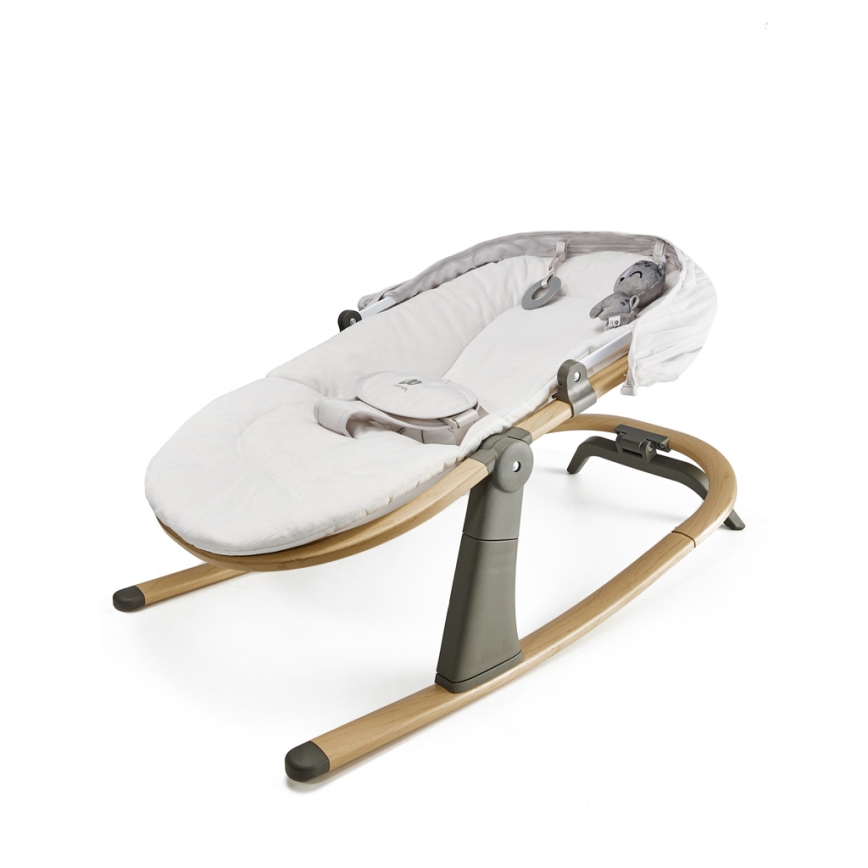 KINDERKRAFT - Lasten lepotuoli ELSU harmaa