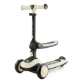 KINDERKRAFT - Lasten potkulauta 2-in-1 HALLEY Stone white