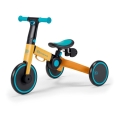 KINDERKRAFT - Lasten potkupyörä 3-in-1 4TRIKE keltainen/turkoosi