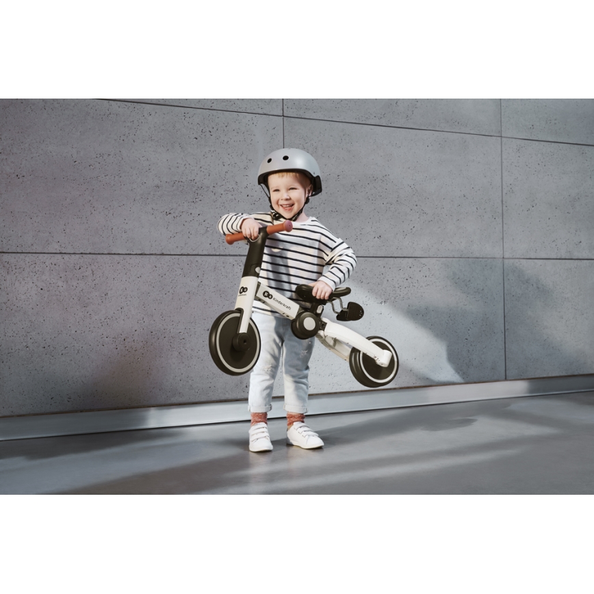 KINDERKRAFT - Lasten potkupyörä 3in1 4TRIKE harmaa