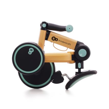 KINDERKRAFT - Lasten potkupyörä 3in1 4TRIKE keltainen/minttu