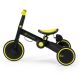 KINDERKRAFT - Lasten potkupyörä 3in1 4TRIKE keltainen/musta