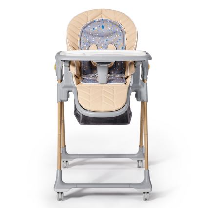 KINDERKRAFT - Lasten ruokapöydän tuoli 2in1 LASTREE beige/harmaa