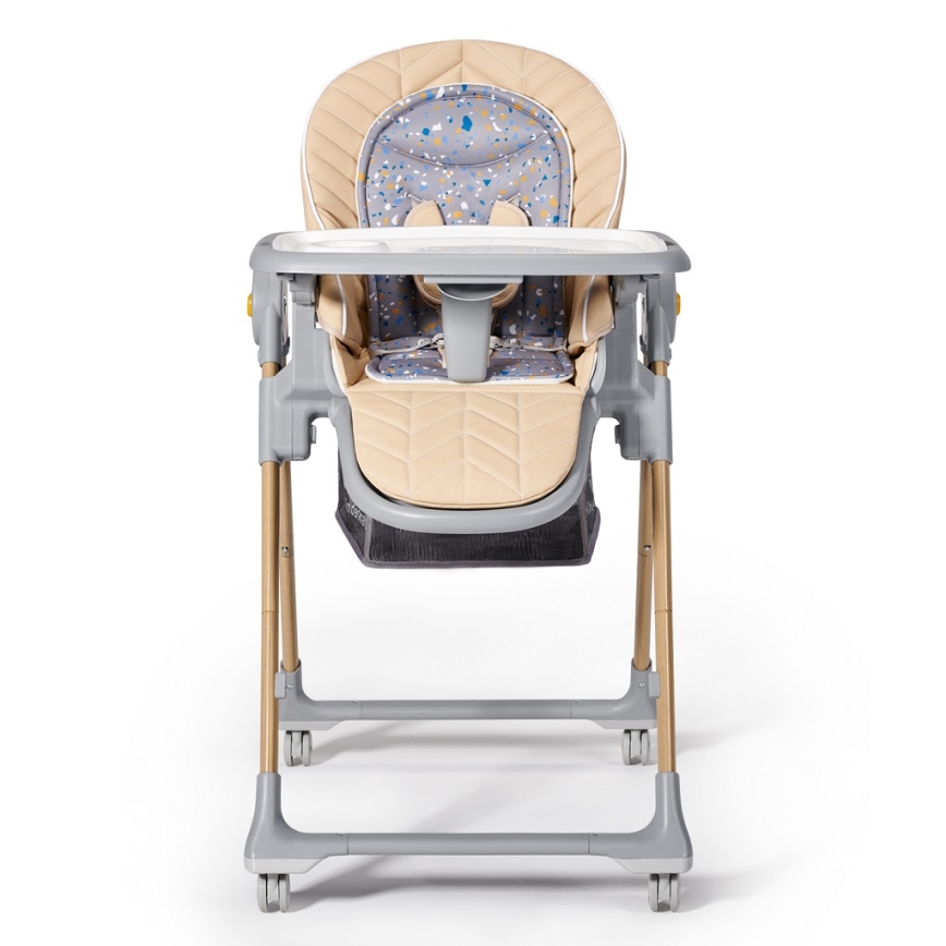 KINDERKRAFT - Lasten ruokapöydän tuoli 2in1 LASTREE beige/harmaa