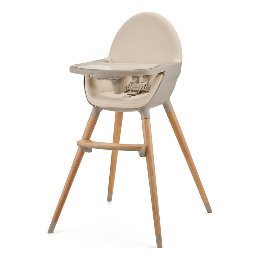 KINDERKRAFT - Lasten ruokapöydän tuoli 2v1 FINI2 pyökki/beige