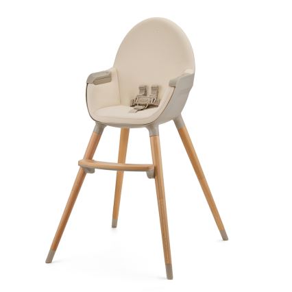 KINDERKRAFT - Lasten ruokapöydän tuoli 2v1 FINI2 pyökki/beige