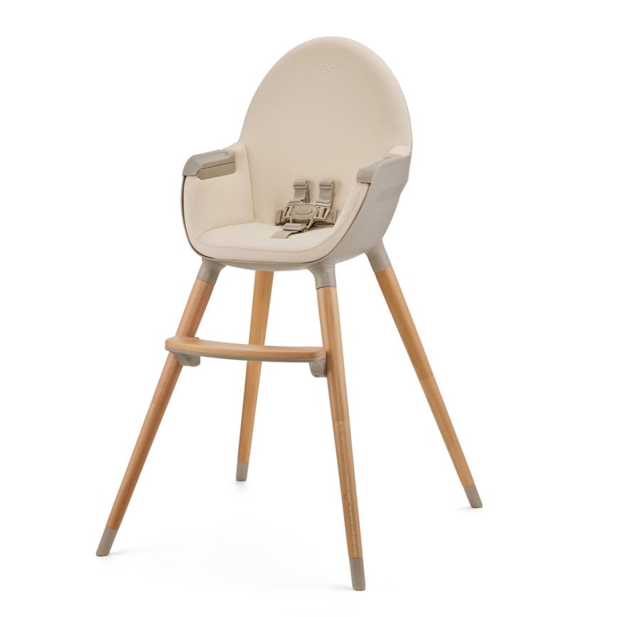 KINDERKRAFT - Lasten ruokapöydän tuoli 2v1 FINI2 pyökki/beige