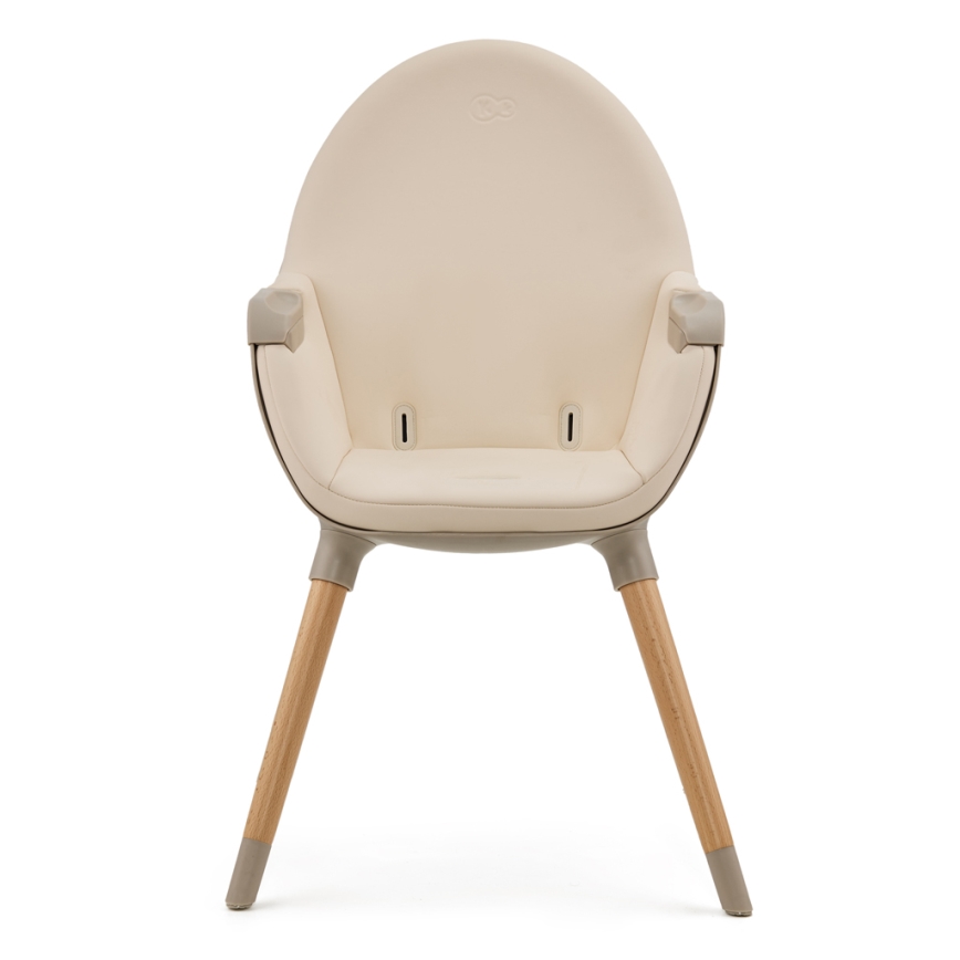 KINDERKRAFT - Lasten ruokapöydän tuoli 2v1 FINI2 pyökki/beige