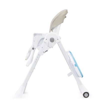 KINDERKRAFT - Lasten ruokapöydän tuoli YUMMY beige/valkoinen