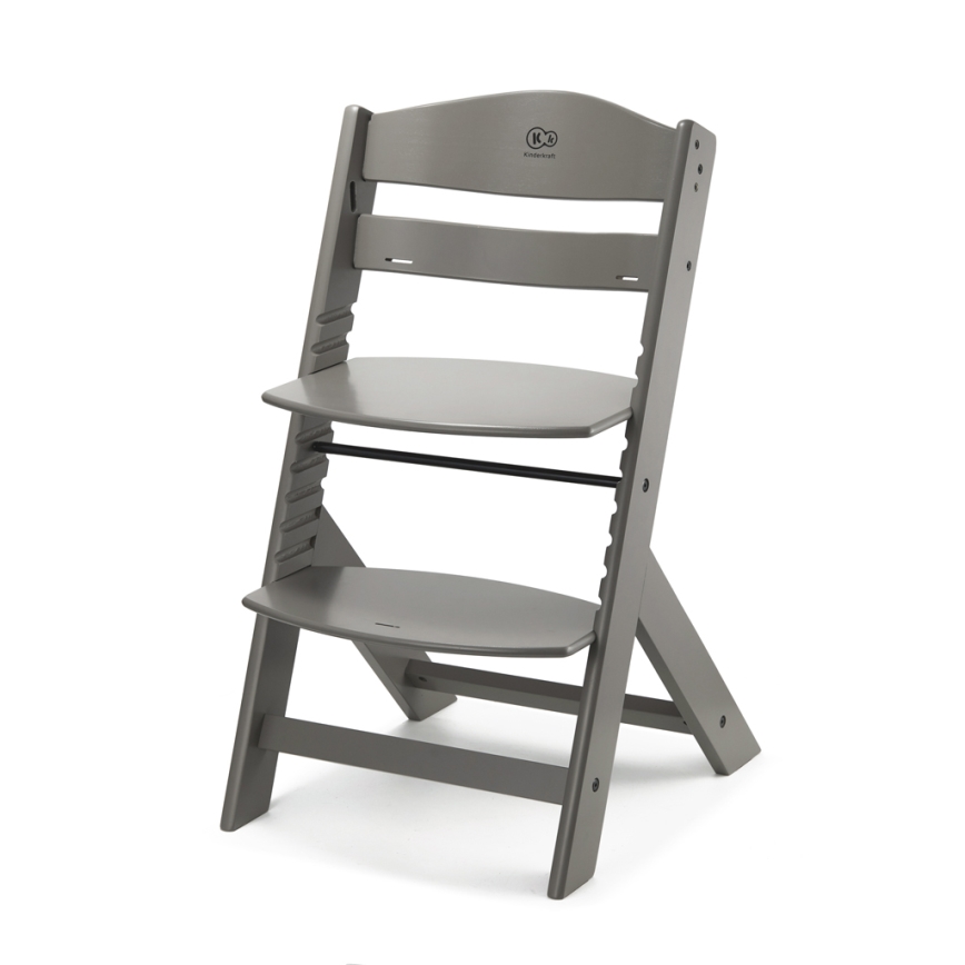 KINDERKRAFT - Lasten ruokatuoli ENOCK, harmaa