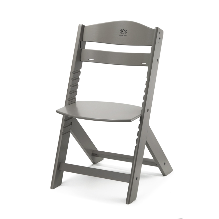 KINDERKRAFT - Lasten ruokatuoli ENOCK, harmaa