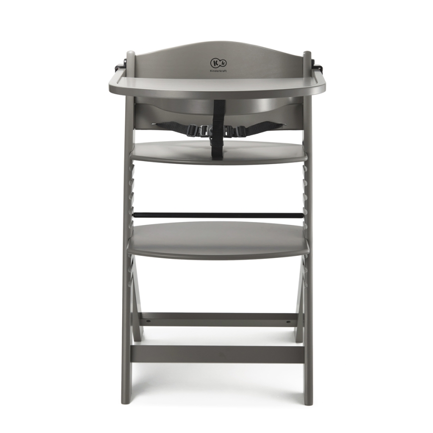 KINDERKRAFT - Lasten ruokatuoli ENOCK, harmaa