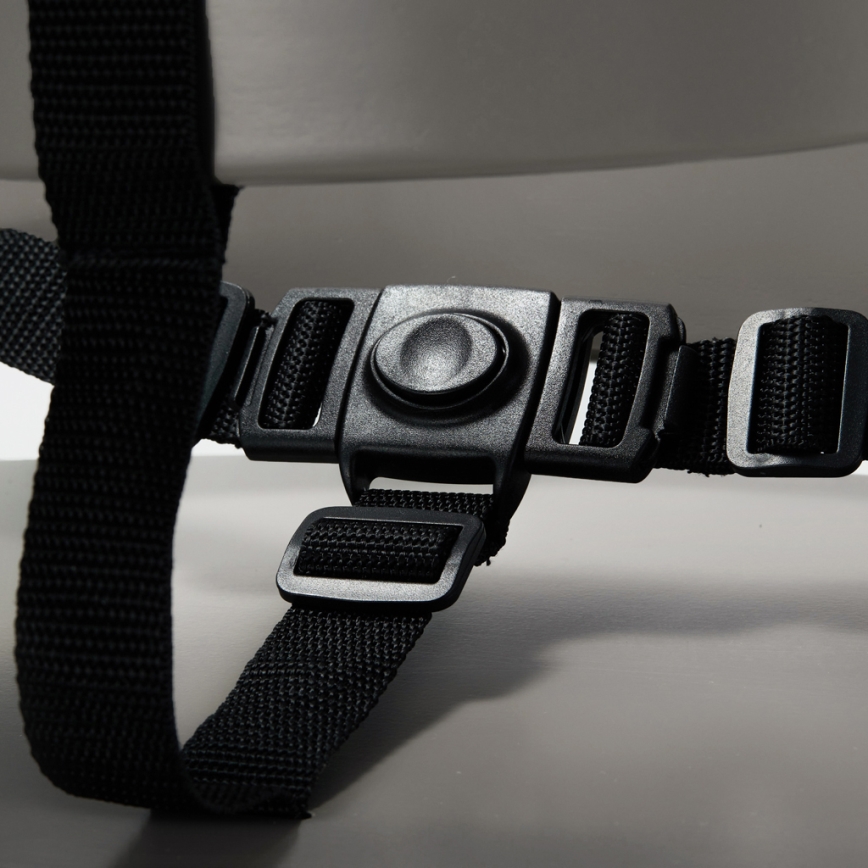 KINDERKRAFT - Lasten ruokatuoli ENOCK, harmaa