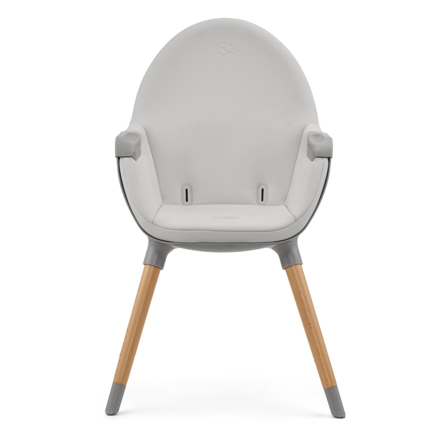 KINDERKRAFT - Lasten syöttötuoli 2-in-1 FINI2 pyökki/harmaa