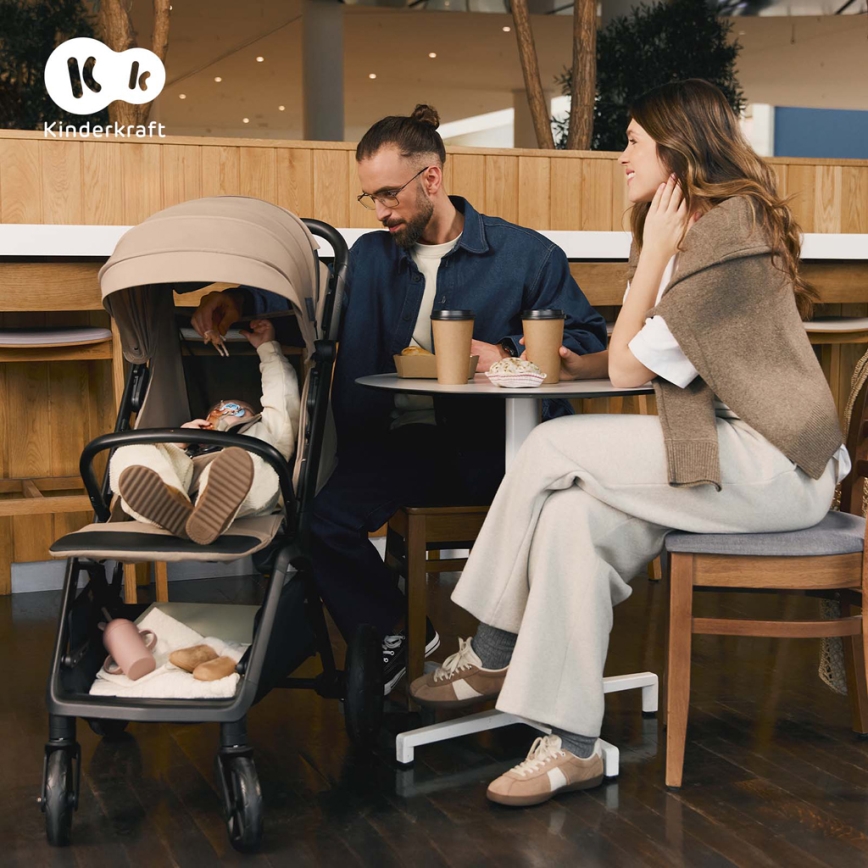 KINDERKRAFT - Lastenrattaat LOOM beige