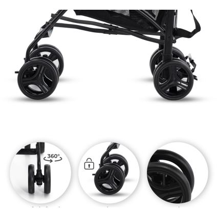 KINDERKRAFT - Lastenrattaat TIK Stone harmaa