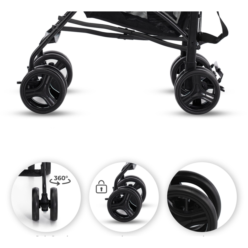 KINDERKRAFT - Lastenrattaat TIK Stone harmaa