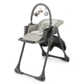 KINDERKRAFT - Lastenruokatuoli 2-in-1 TUMMIE harmaa