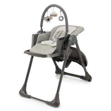 KINDERKRAFT - Lastenruokatuoli 2-in-1 TUMMIE harmaa