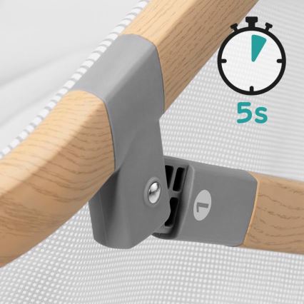 KINDERKRAFT - Matkasänky 4in1 SOFI harmaa