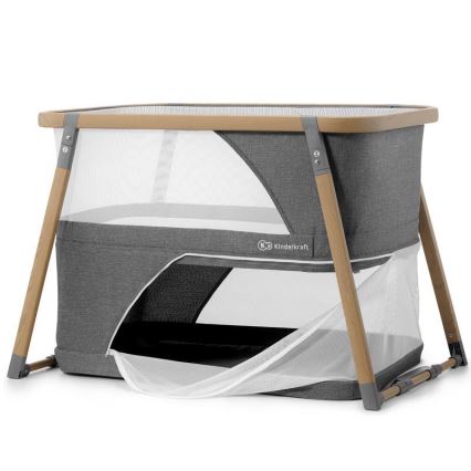 KINDERKRAFT - Matkasänky 4in1 SOFI harmaa