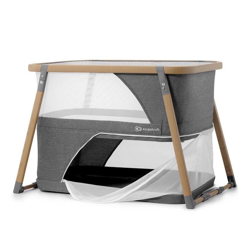 KINDERKRAFT - Matkasänky 4in1 SOFI harmaa