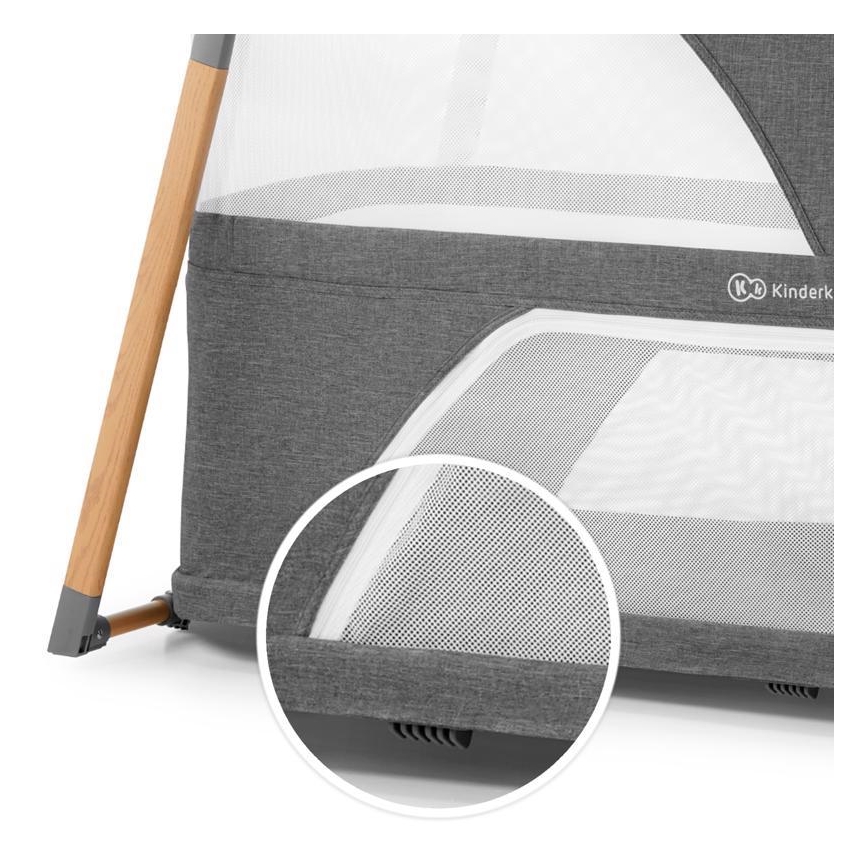 KINDERKRAFT - Matkasänky 4in1 SOFI harmaa