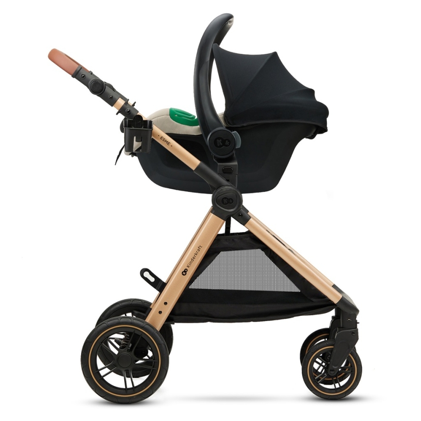KINDERKRAFT - MINK PRO 2 lasten turvaistuin 40-87 cm (0-13 kg) beige