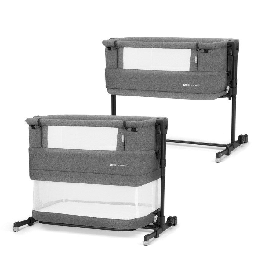 KINDERKRAFT - Pinnasänky NESTE GROW tumma