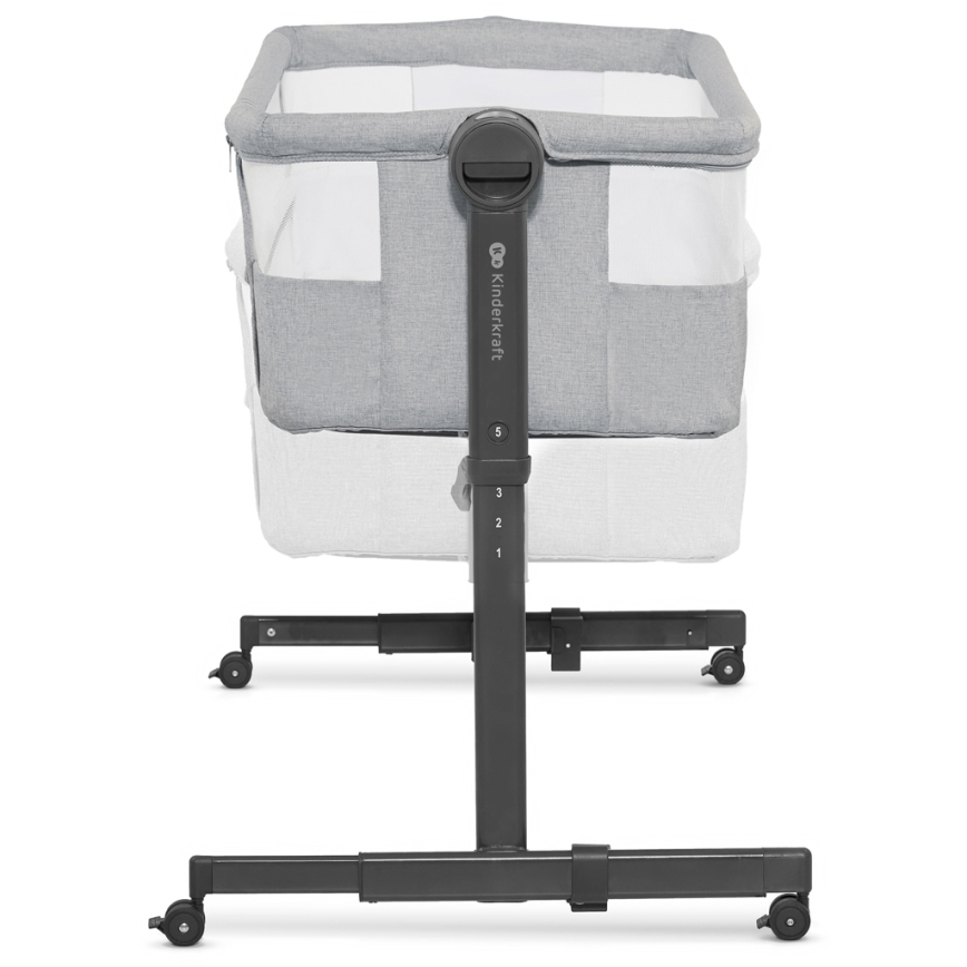 KINDERKRAFT - Pinnasänky NESTE UP 2 vaaleanharmaa