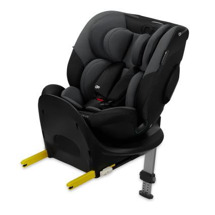KINDERKRAFT SELECT - kääntyvä I-FIX-pohjainen auton turvaistuin (40-150 cm) grafiitinmusta