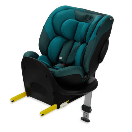 KINDERKRAFT SELECT - Auton turvaistuin kääntyvällä I-FIX-jalustalla (40-150 cm) Harbor-sininen
