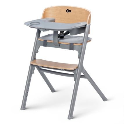 KINDERKRAFT SELECT - Lasten syöttötuoli 3-in-1 LIVY Premium tammi + vauvan lepotuoli CALMEE