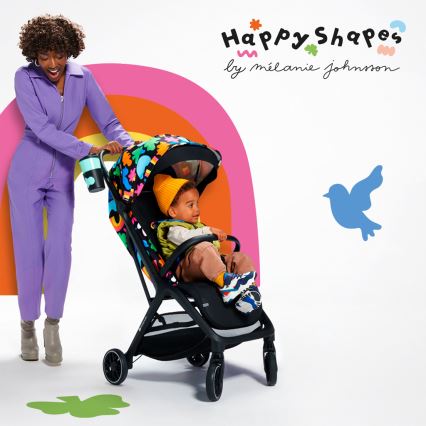 KINDERKRAFT SELECT - Lastenrattaat NUBI 2 Happy shapes