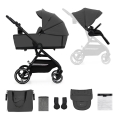 KINDERKRAFT SELECT - Yhdistelmärattaat 2in1 YOXI Moonlight harmaa