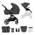 KINDERKRAFT SELECT - Yhdistelmärattaat 2in1 YOXI Moonlight harmaa