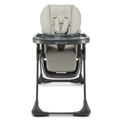 KINDERKRAFT - TUMMIE 2-in-1 lasten ruokatuoli, harmaa