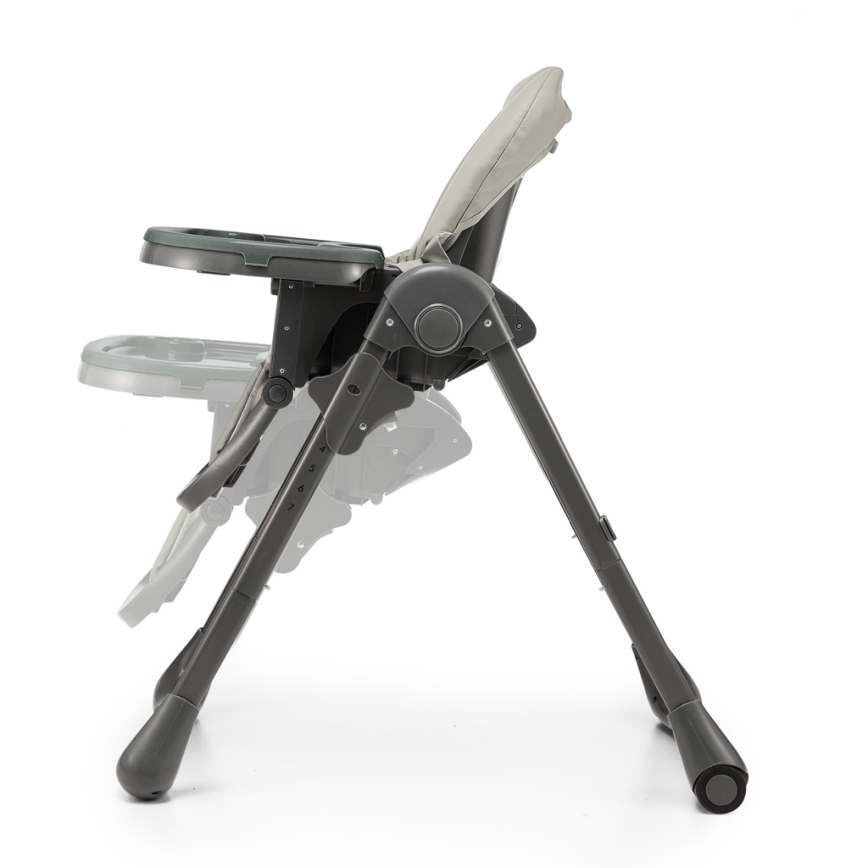 KINDERKRAFT - TUMMIE 2-in-1 lasten ruokatuoli, harmaa