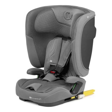 KINDERKRAFT - Turvaistuin FIX2GO i-Size 76-150 cm harmaa