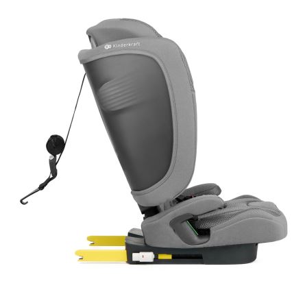 KINDERKRAFT - Turvaistuin FIX2GO i-Size 76-150 cm harmaa