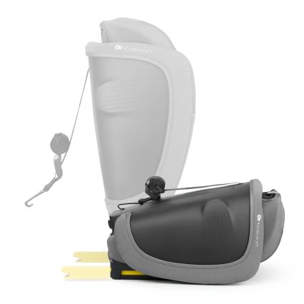 KINDERKRAFT - Turvaistuin FIX2GO i-Size 76-150 cm harmaa