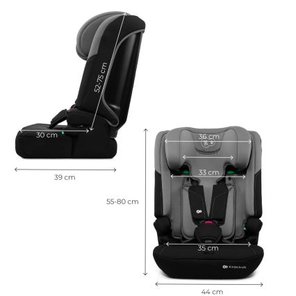 KINDERKRAFT - Turvaistuin I-COMFY i-Size 76-150 cm harmaa